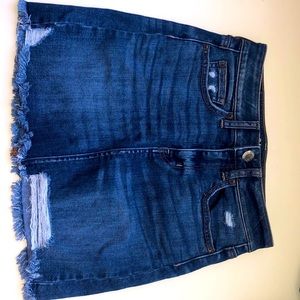 American eagle denim skirt
